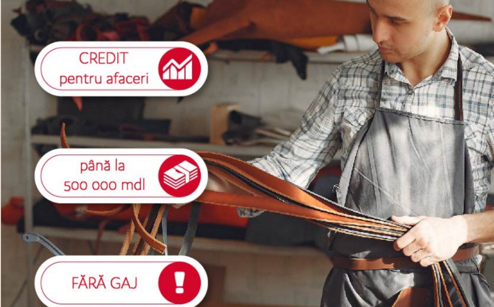 Credit de până 500.000 lei, fără gaj, pentru afaceri!